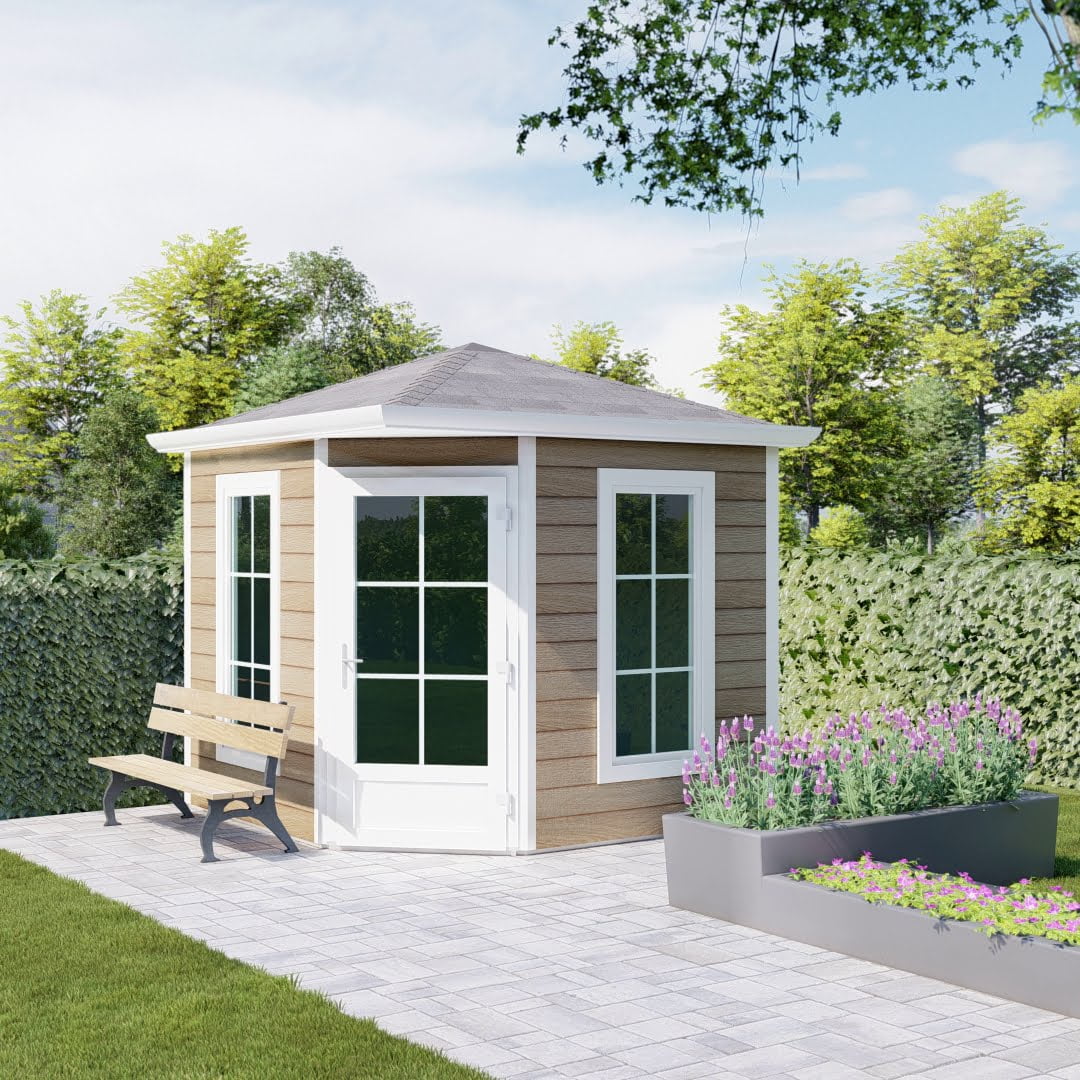 _valencia_HG_ED_ER_eiken_malt_wit Kunststof tuinhuis Valencia hoogglas enkele deur eiken wit